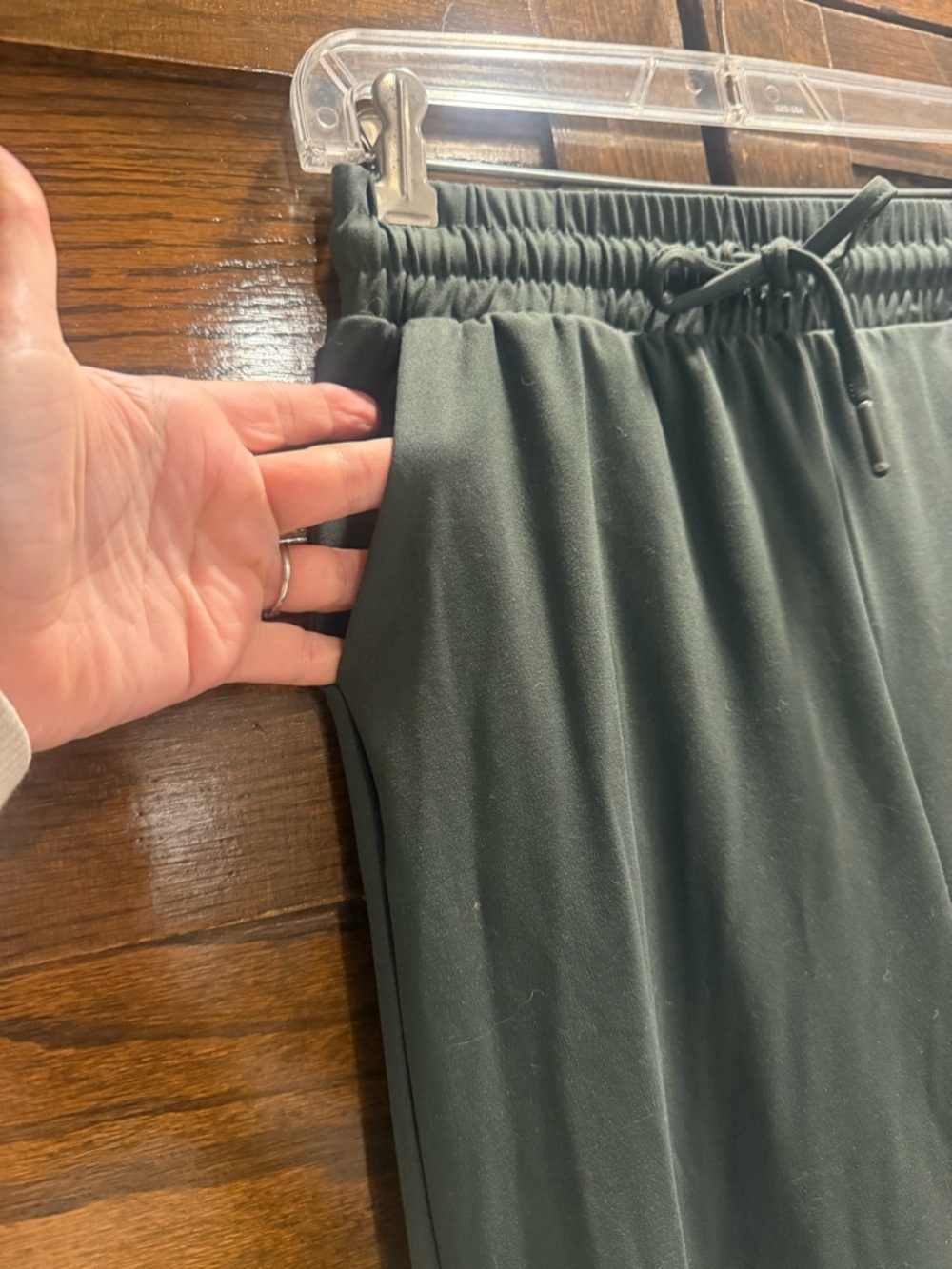 Rachel Zoe XS Drawstring Wide-Leg Sweatpants joggers track pants lounge comfort - Picture 5 of 9